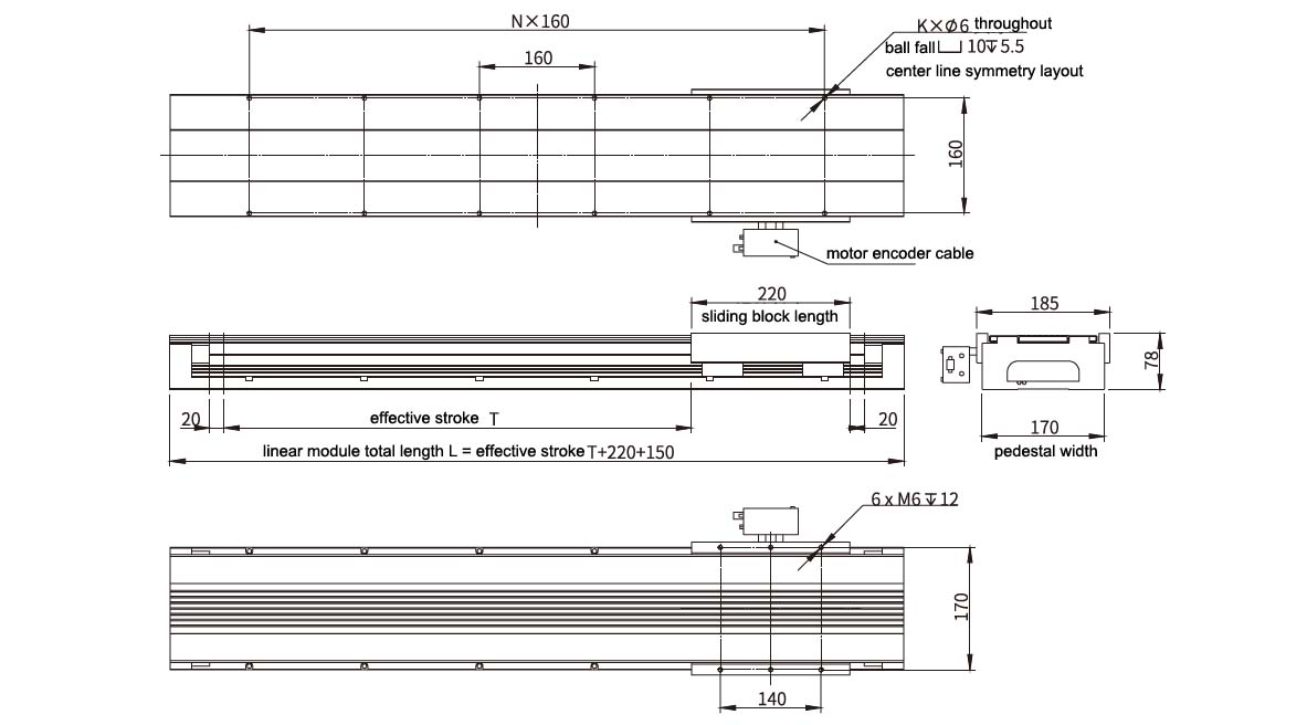 HAN'S High Precision CNC Linear Motion Guide Rail